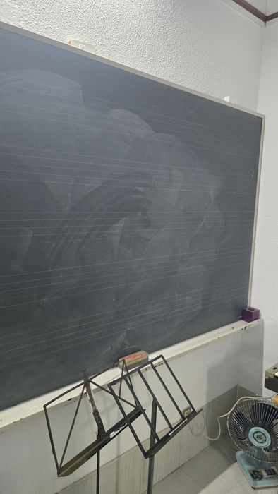 Quadro de Ensino Musical (Pautado) — Lousa para Solfejo