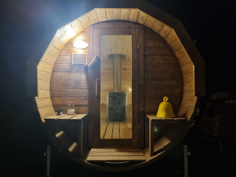 Mobilna sauna i balia ogrodowa – wynajem na weekend | Grodzisk Mazowiecki i okolice