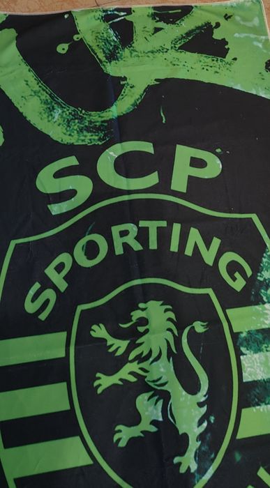 Toalha alusiva ao Sporting