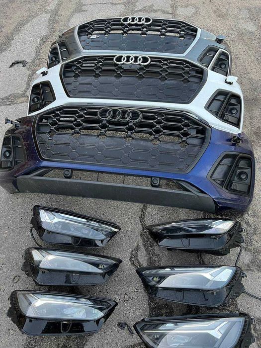 Бампер Audi Q5 80A Радар Бампер Ку5 Решётка 80А Ку 5 Фари Фара Audi Q5