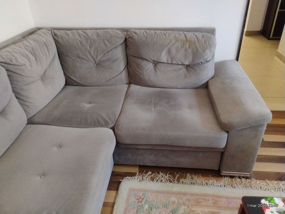 Narożnik kanapa dwu letnia stan B dobry 260 cmx190 cm