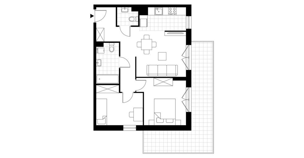 3-pokojowe mieszkanie 57m2 + balkon Bezpośrednio