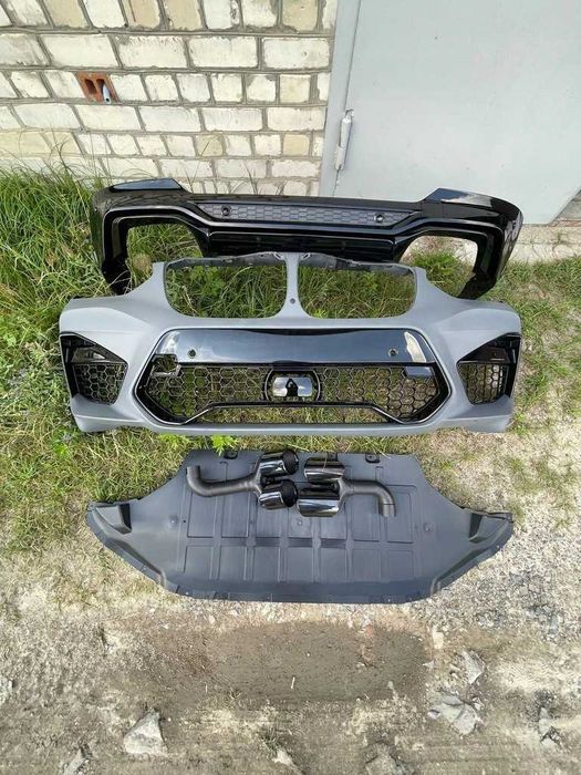 Обвес диффузор бампер передний бмв bmw BMW x4 g02 x4m бампер М стиль