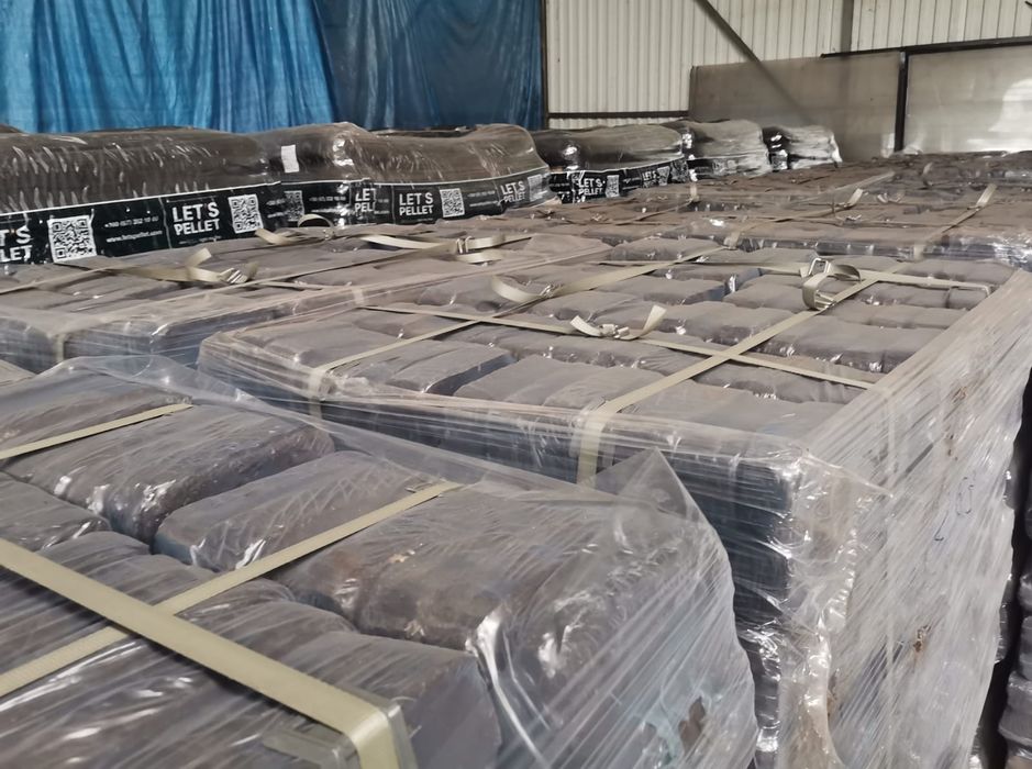 Brykiet Torfowy na Palecie 1000kg, Brykiet z Torfu, Dowóz Gratis