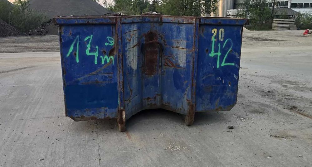 Kontener hakowy sprzedam kp14 na malego haka 120cm