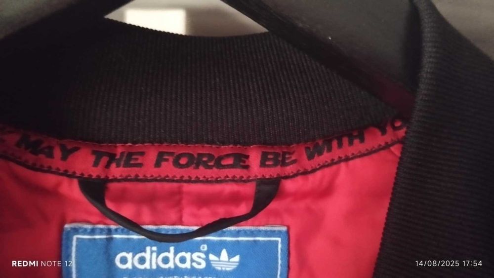 Blusão bomber Adidas x Star Wars Dark Side Imperials Varsity