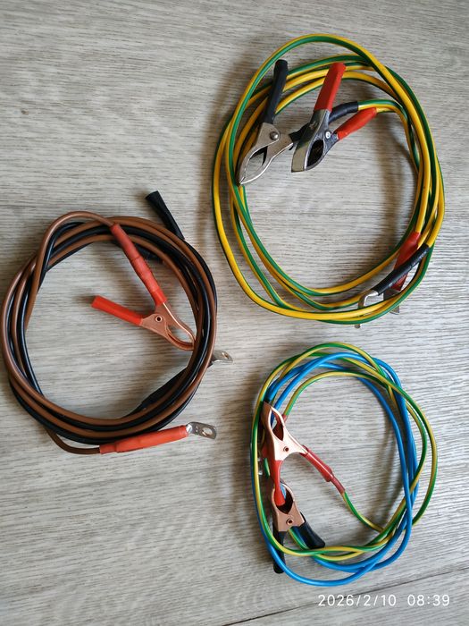 Провода с крокодилами для зарядного  устройства