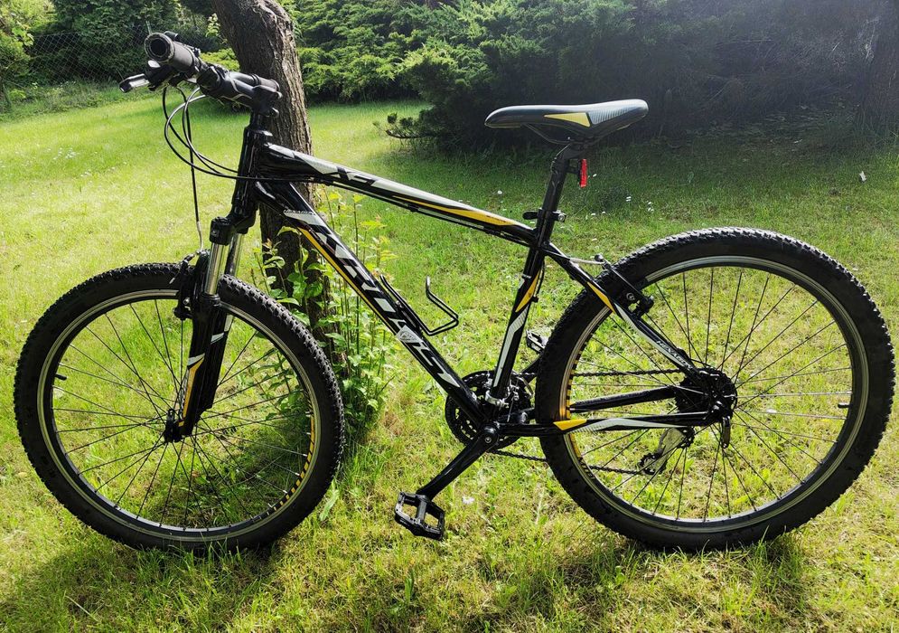 Świetny rower MTB Kross Hexagon X3 czarny / żółty Shimano Acera