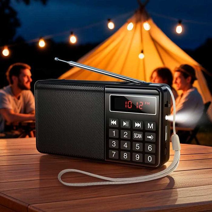 Портативний радіоприймач блютуз HOCO HI50 radio AM/FM USB/TF/BT5.3, 5W