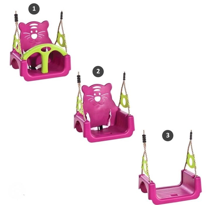 Huśtawka ogrodowa 3 w 1