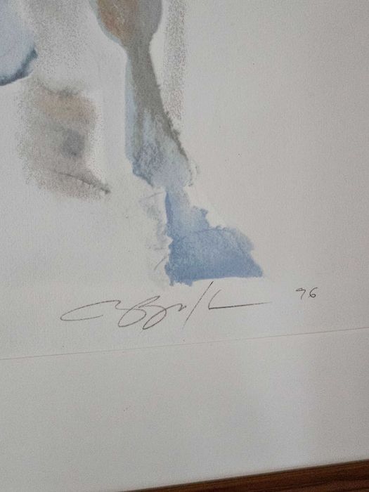 Serigrafia De Cavalo em aquarela de Beatrice Bulteau