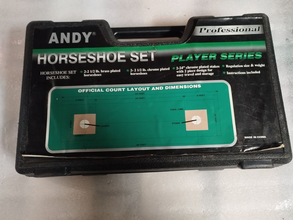 Profesjonalny zestaw do gry w podkowy horseshoe set