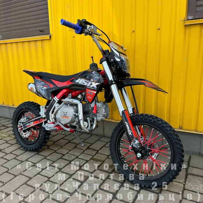 Новий пітбайк Asix XB-27 110cc 14/12 2025 НАПІВАВТОМАТ дитячий мотоцик