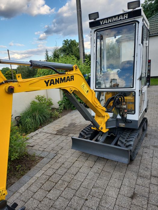Yanmar B17 – minikoparka 1,7 t | Kabina | Stan bardzo dobry