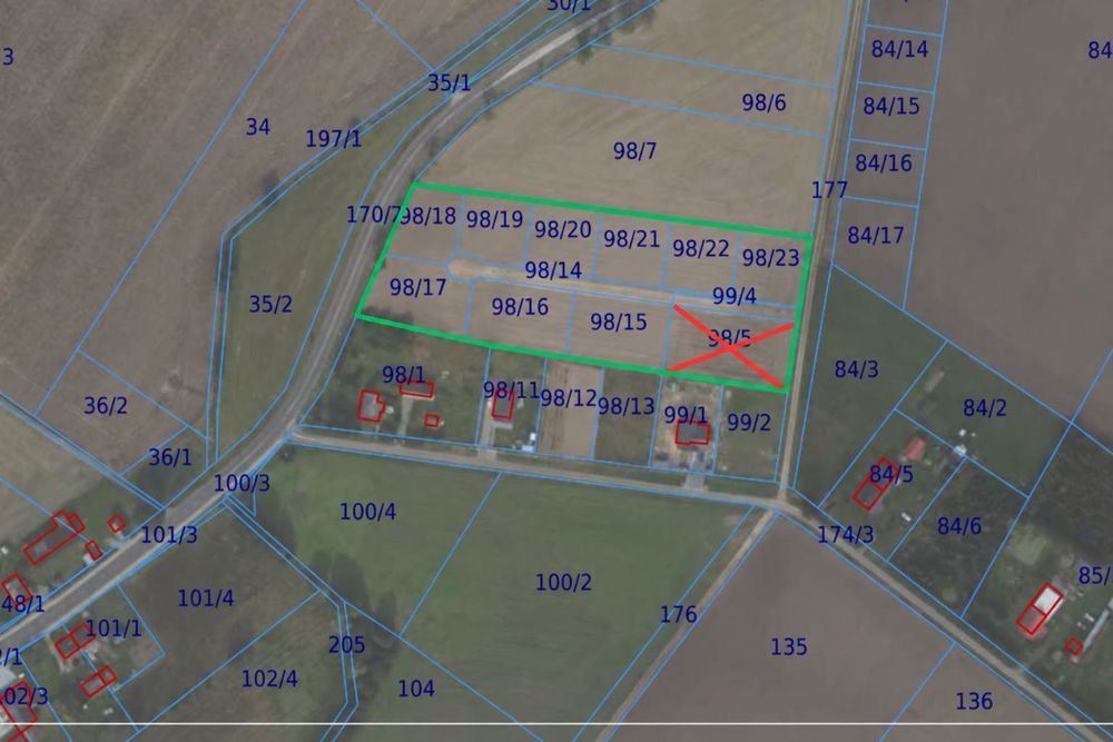 Działki budowlane 10–15 ar | Warunki zabudowy