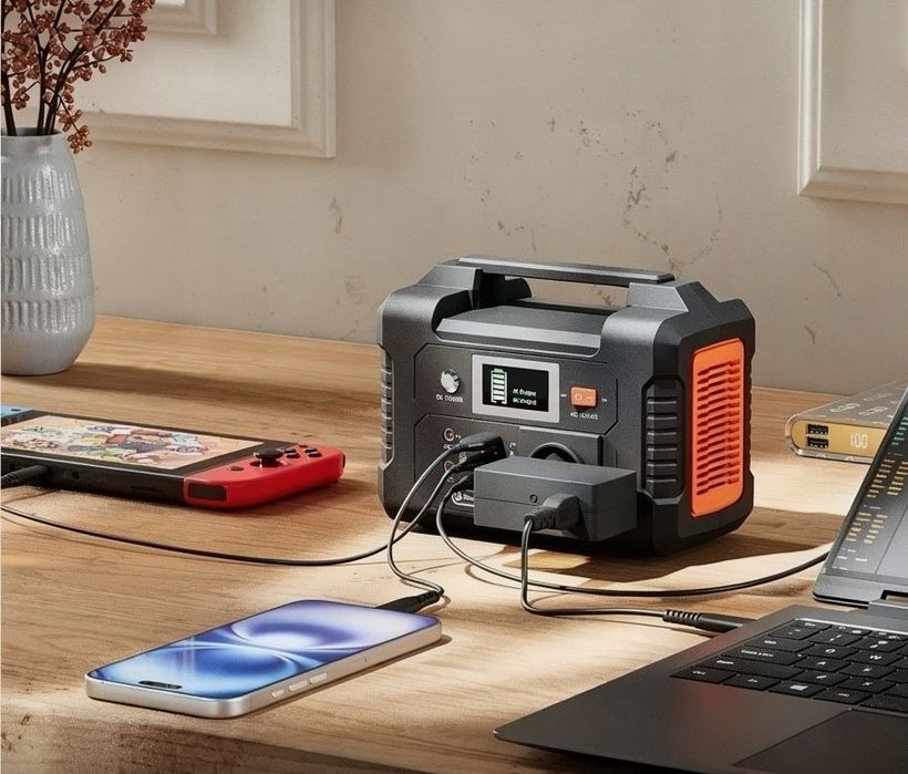 Przenośna stacja zasilania Powerbank FlashFish E200 40800mAh/151Wh 200W + panel słoneczny 100W
