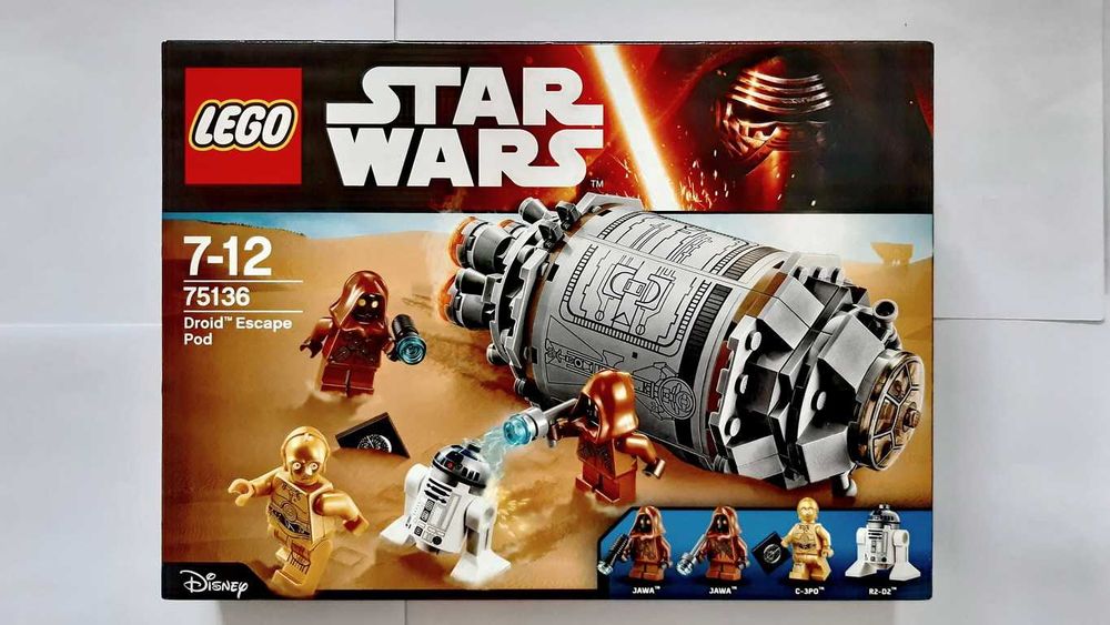 Lego Star Wars A New Hope 75136 Droid Escape Pod selado
