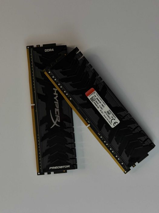 Оперативна пам'ять Kingston HyperX Predator DDR4 16GB (2x8GB) 3200MHz CL16 | МАГАЗИН | Гарантія 90 днів