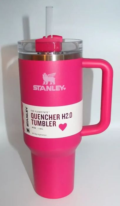 Термокружка Stanley 1.18 л крышка FlowState соломинка Розовая 10063