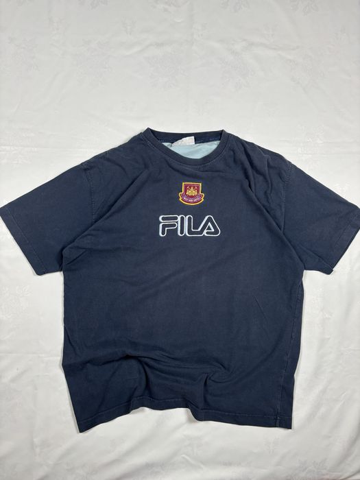 Koszulka Fila West Ham United Vintage pilkarska