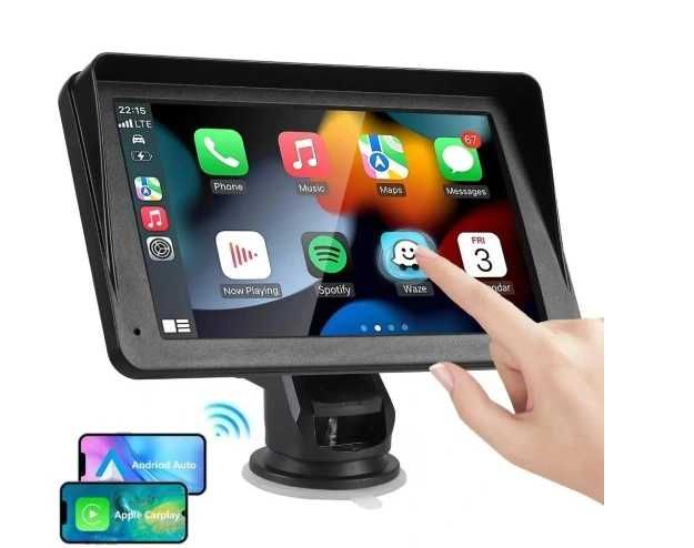 7calowy bezprzewodowy Multimedialny ekran dotykowy CarplayAndroid Auto