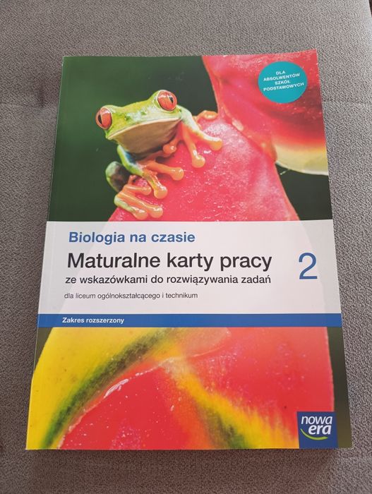 Biologia na czasie Maturalne karty pracy 2  zakres rozszerzony Nowa Era