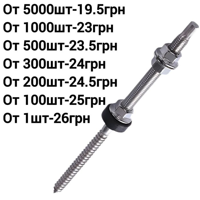 Крепления 10х200 для солнечных панелей цинк кріплення для сонячних пан