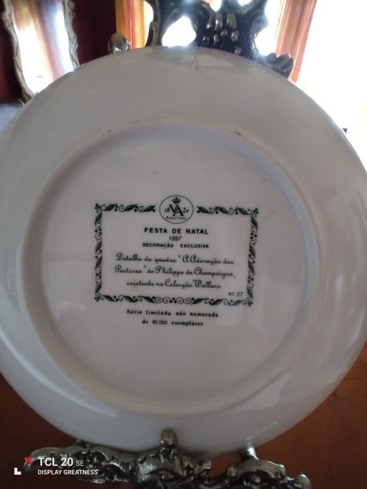 Pratos de coleção da Vista Alegre