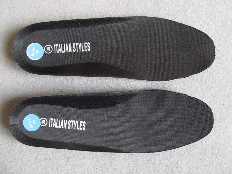 r.39 czarne 25 cm NOWE Italian Styles sneakers damskie snikersy buty