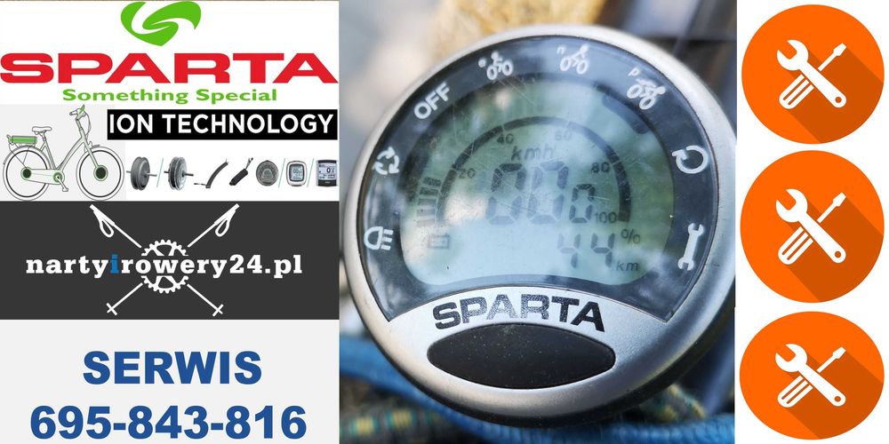 system ion sparta koga batavus hercules wymiana lcd dopisanie kodowanie serwis ion