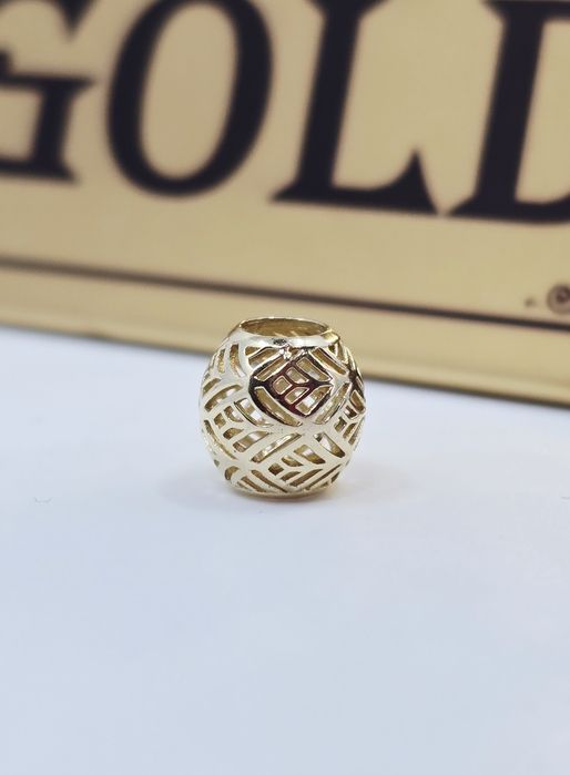 Złoty charms ażurowy próba 585 14k