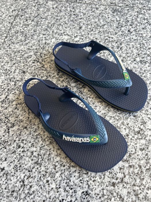Havaianas 27 ou 28 com fita de calcanhar