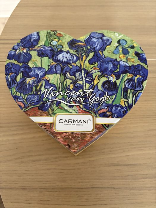 Kubki z podkładkami Carmani Van Gogh w sercu
