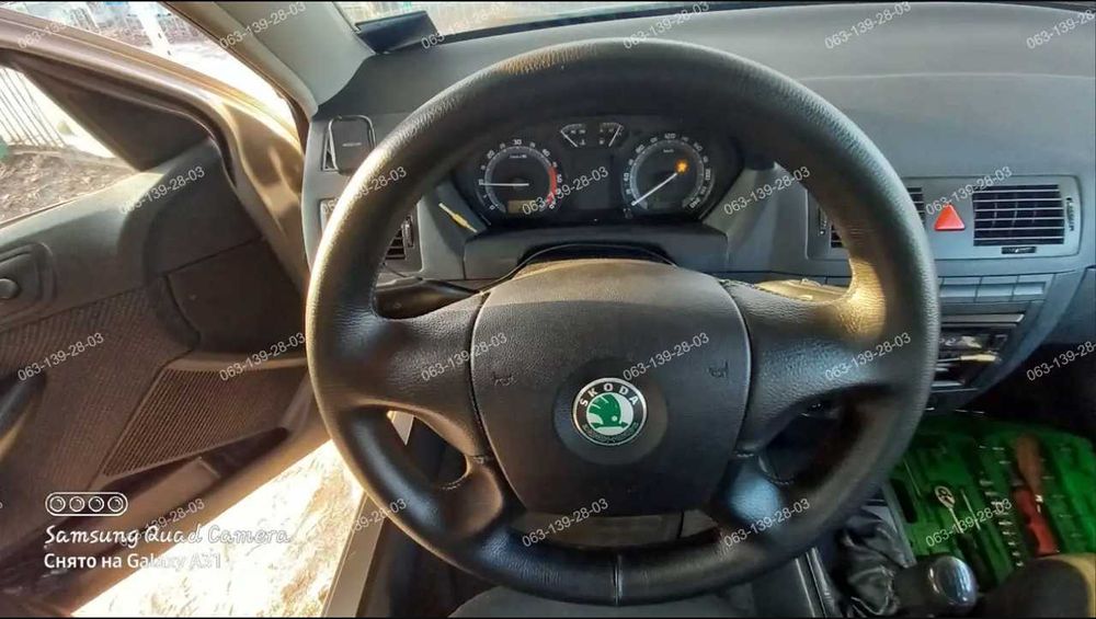 Skoda Octavia Fabia Roomster Оплетка чехол на руль Шкода Октавия Фабия