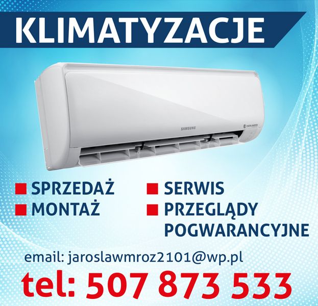Klimatyzacja - sprzedaż, montaż, serwis, przeglądy, darmowa wycena