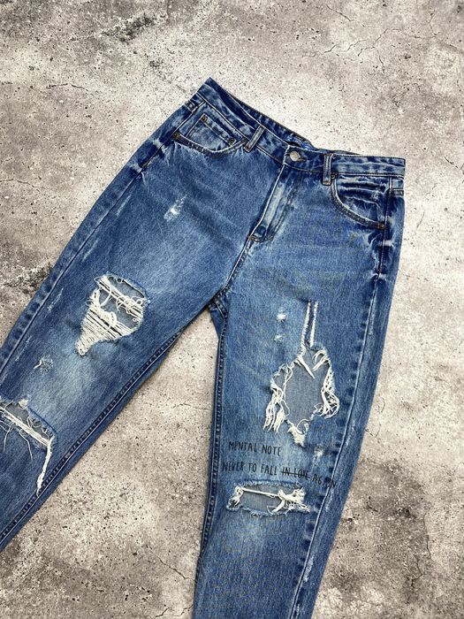 Женские рваные джинсы Pull & Bear S бойфренды