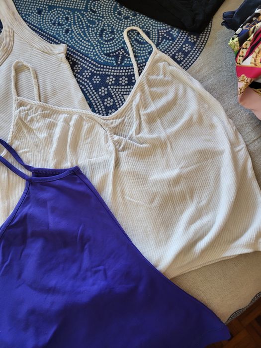 Pack 7 blusas de alças Tamanho S 4,99€