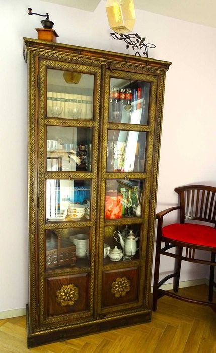 Biblioteka / biblioteczka indyjska z drewna palisander