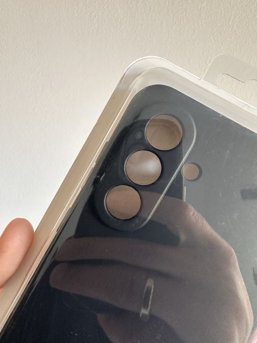 Etui silicon box czarne + SZKŁO do SAMSUNG GALAXY A56 4G / 5G