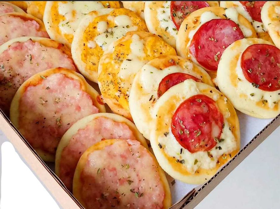 Mini pizza caseira