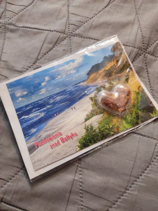 Pocztówka pozdrowienia znad Bałtyku