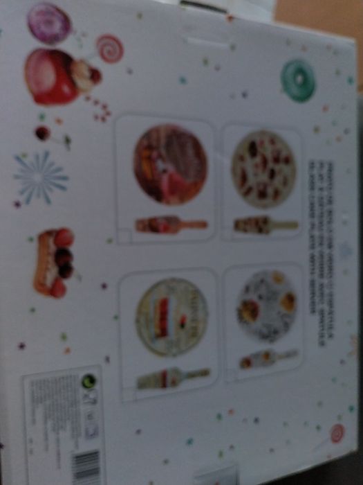 Prato em vidro decorativo novo