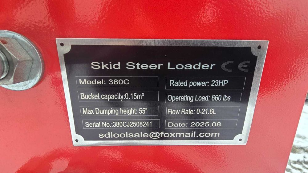 Mini ładowarka gąsienicowa MS 380R JCB Schaffer NOWA