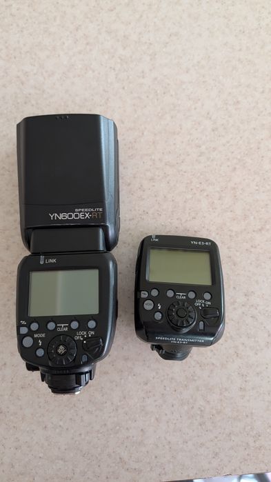 Фотовспышка Young up YN600EX-RT и Трансмиттер YN-E3-RT для Canon