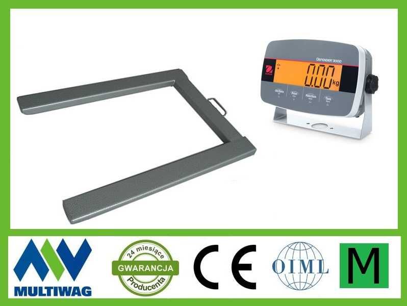 Waga paletowa U 1500kg 3000kg 1,5t 3t z legalizacją