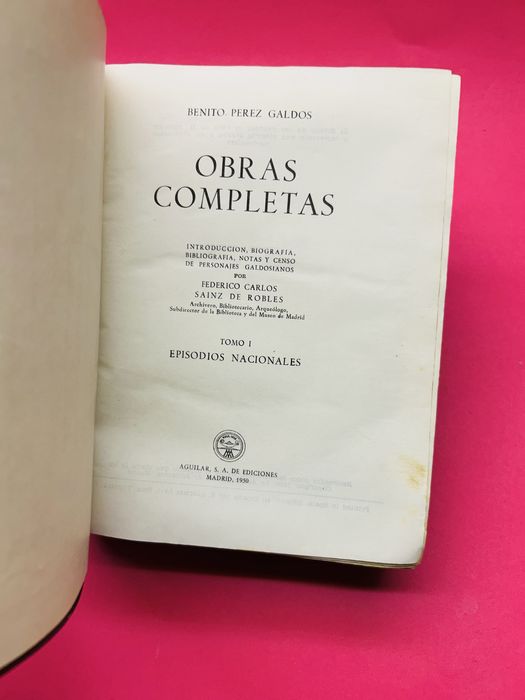 BENITO PEREZ GALDOS - OBRAS COMPLETAS