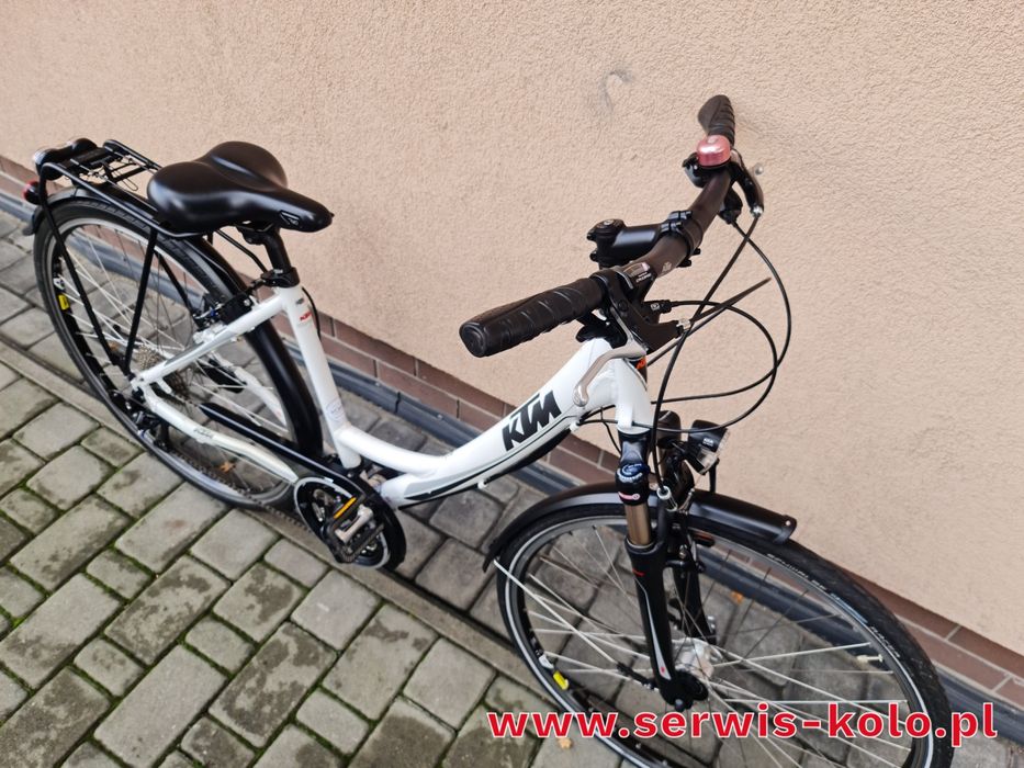 Rower damski crossowy damka KTM koła 28 SHIMANO DEORE XT okazja alu