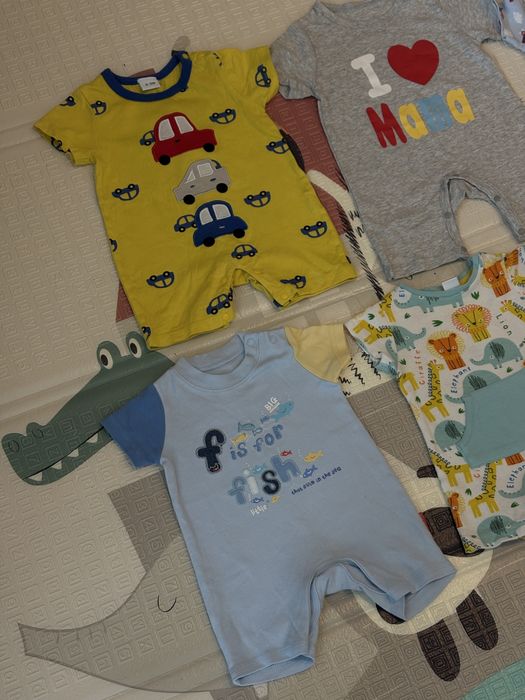 Набір літні Ромпер пісочники 0-3місяців