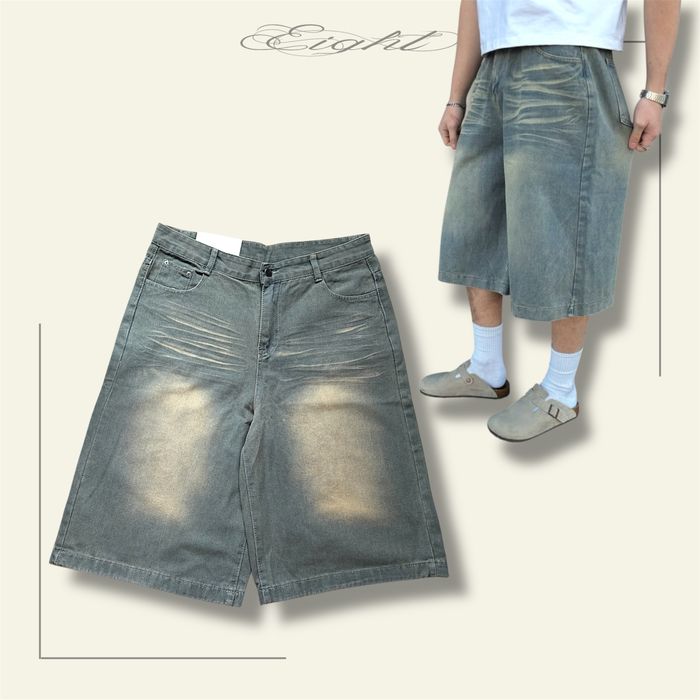 Baggy opium shorts Широкі джинсові шорти washed jaded bershka sk8 реп