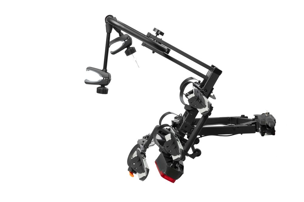 Bagażnik rowerowy platforma na hak Aguri Krab Pro 2 Silver na 2 rowery elektryczne E-BIKE